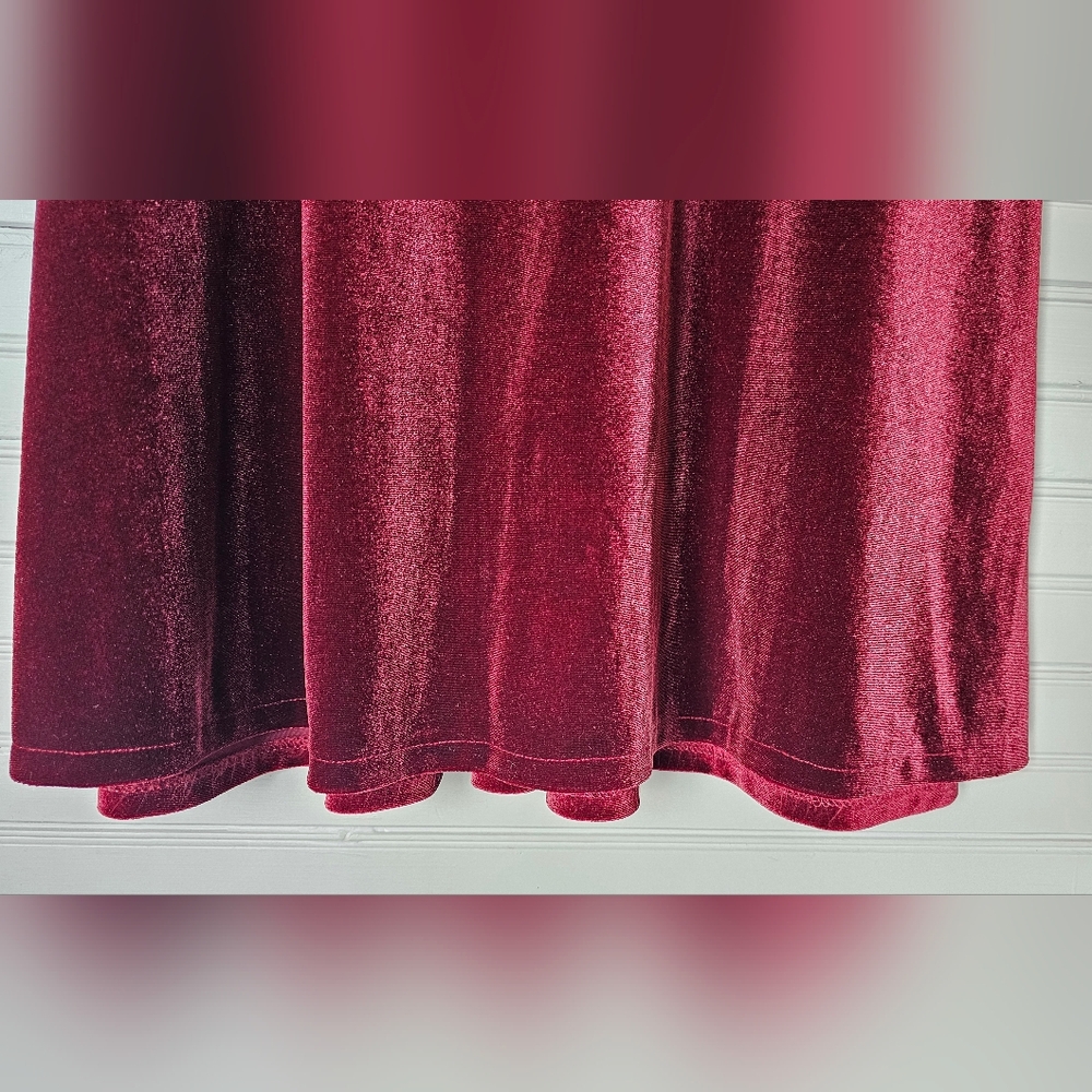 Jenny Yoo Mari Dark Berry Velvet Dress, sz4 - Picture 6 of 16